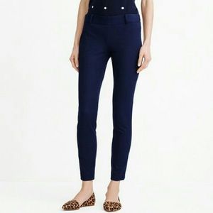 J. Crew Navy Winnie Pant in Stretch Cotton